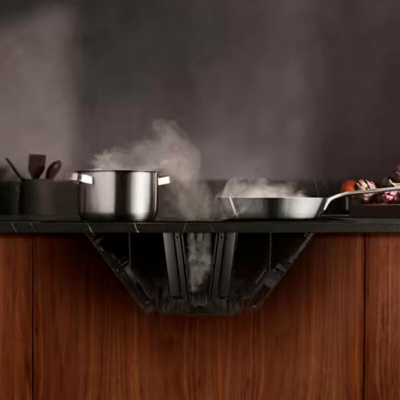 Placa de Inducción con extractor integrado AEG TCH74B01FB 71 cm (4)