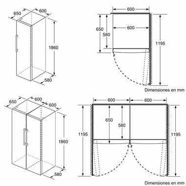 Congelador Vertical Siemens GS36NVIEP Inox (1)