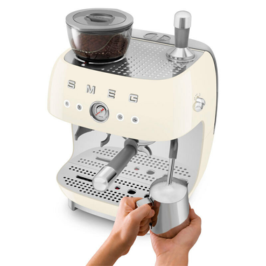 Cafetera Expresso Smeg EGF03CREU Crema (4)