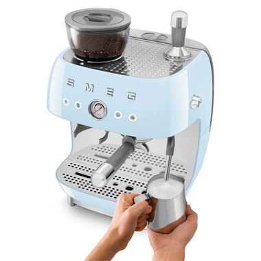 Cafetera Expresso Smeg EGF03PBEU Azul (4)