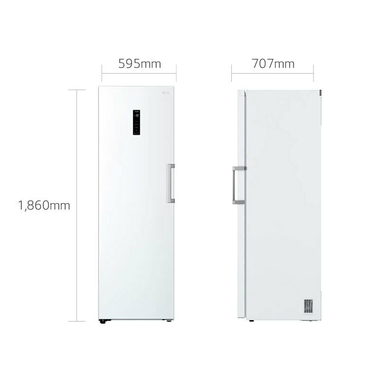 Congelador LG GFT41SWGSZ Blanco (1)