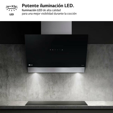Campana decorativa LG HCEZ2428B Negra (7)