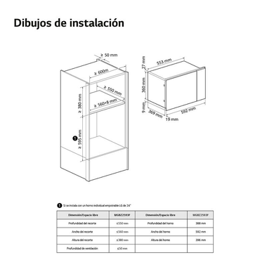 Microondas LG MGBZ2593F Negro (1)