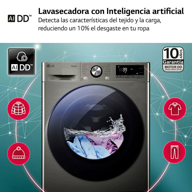 Lavasecadora LG F4DR7011AGS 11Kg Inox (7)