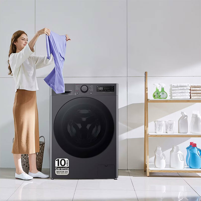 Lavasecadora LG F4DR6010AGM 10Kg Negro (8)