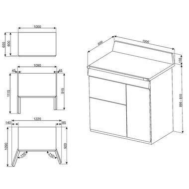 Cocina Smeg TR103P 100 cm (1)