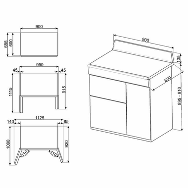 Cocina Smeg TR93GR 90 cm (1)