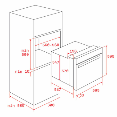 Horno Teka HLB8400P WH Blanco (1)