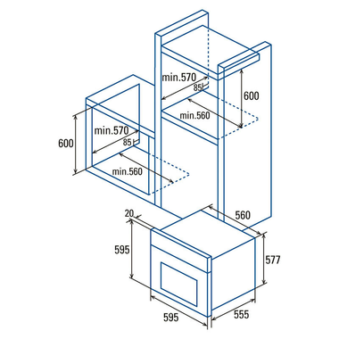 Horno Cata PR6011 XGBK Inox (1)