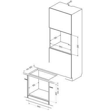 Horno Fagor 8H-185BN Negro (1)