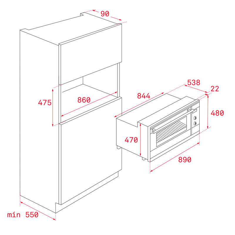 Horno Teka HLF 940 Negro (5)