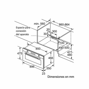 Horno Siemens VB558C0S0 Negro (1)