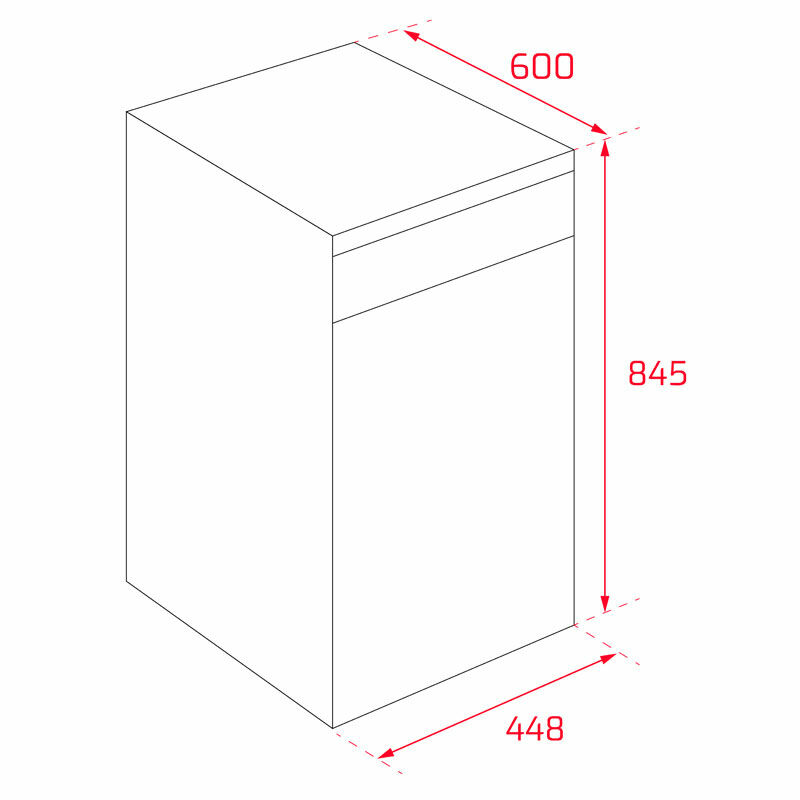 Lavavajillas Teka DFS44750 Blanco 45 cm (1)