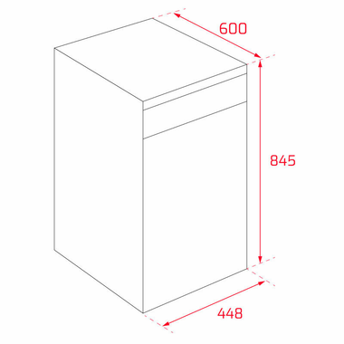 Lavavajillas Teka DFS44750 Blanco 45 cm (1)