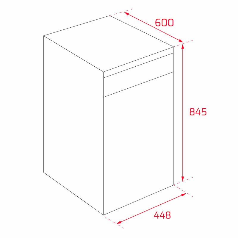 Lavavajillas Teka DFS24650 Blanco 45 cm (1)