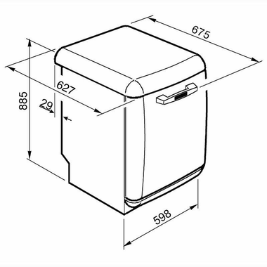 Lavavajillas Smeg LVFABBL3 60 cm (1)