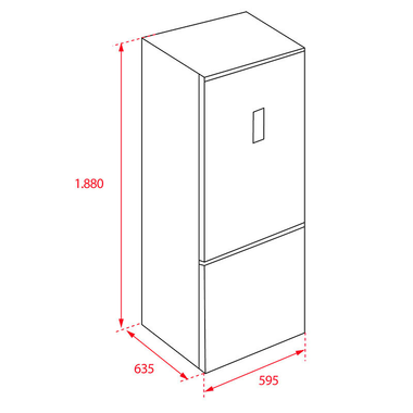Frigorífico Combi Teka NFL345C Blanco (1)