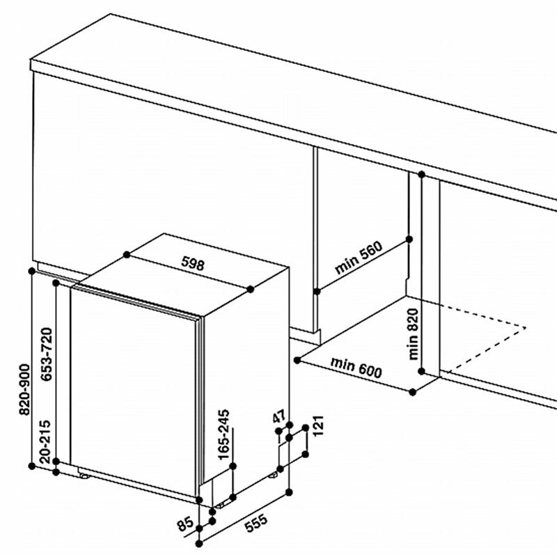 Lavavajillas integrable Whirlpool WI7020PF 60 cm (1)