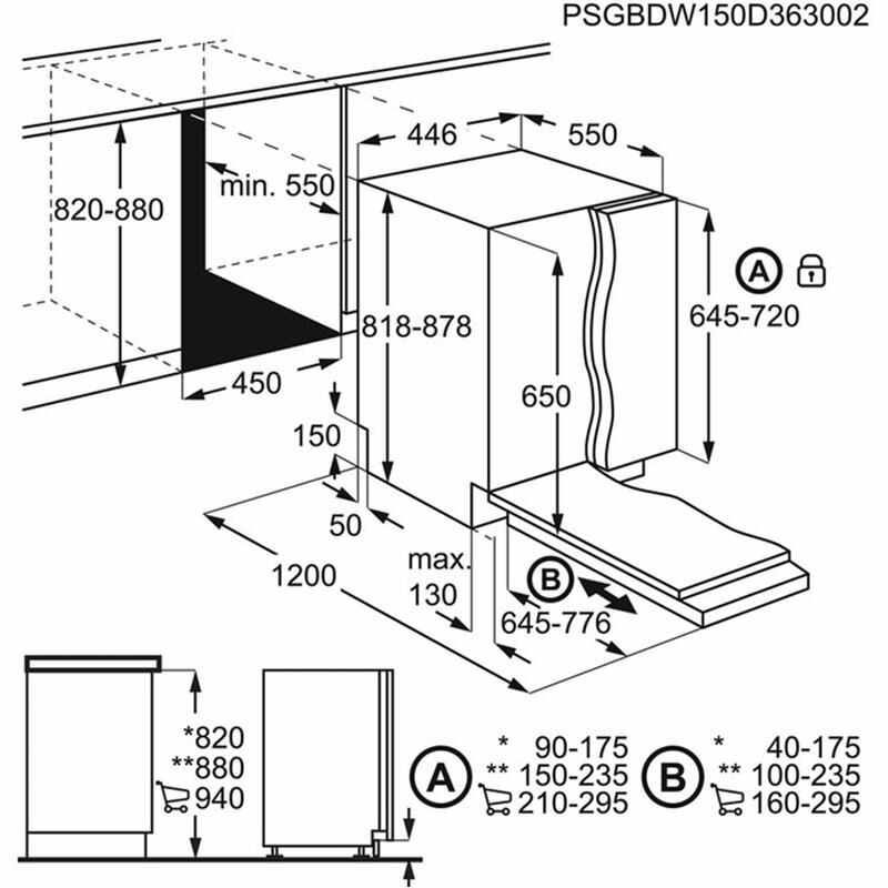 Lavavajillas integrable AEG FSE62417P 45 cm (1)