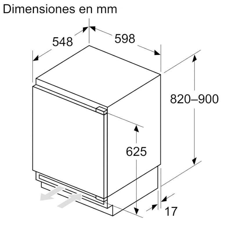 Congelador integrable Balay 3GUE033F (1)