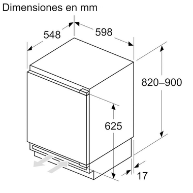 Congelador integrable Balay 3GUE033F (1)