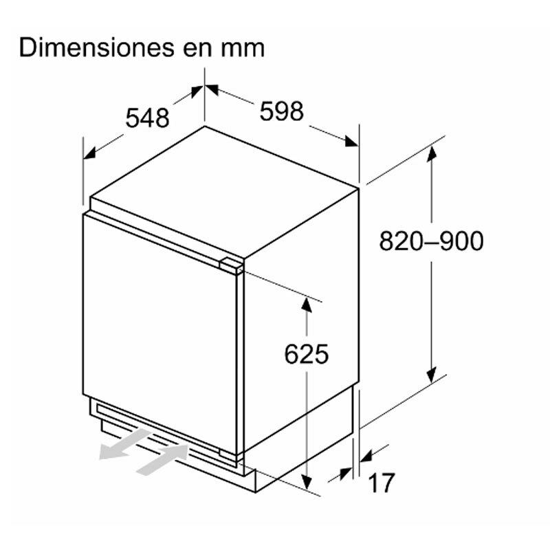 Frigorífico 1 puerta integrable Siemens KU21RADE0 (1)