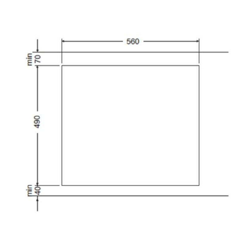 Placa gas Fagor 3CFI3GLSPA 52 cm (1)