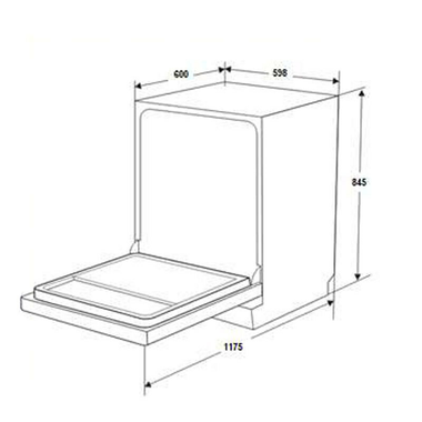 Lavavajillas Fagor 4LVF638ADX 60 cm (1)
