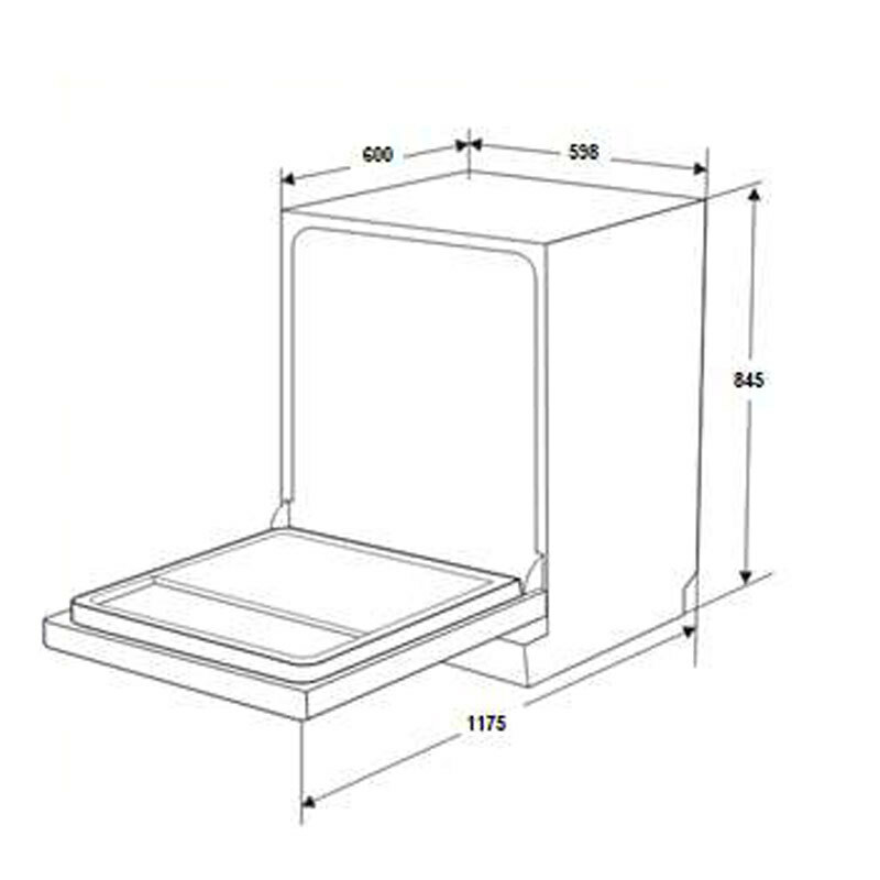 Lavavajillas Fagor 4LVF621X 60 cm (1)