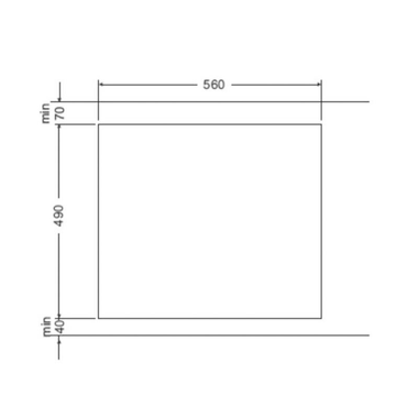 Placa gas Fagor 3CFI4GLSPB 59 cm (1)