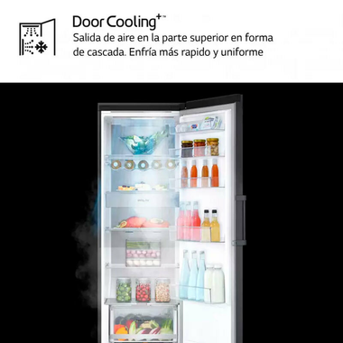 Frigorífico 1 puerta  LG GLM71MCCSX Acero Negro grisaceo (9)