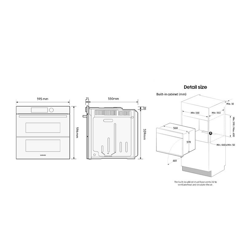Horno Samsung NV7B5750TDK/U1 Negro (1)