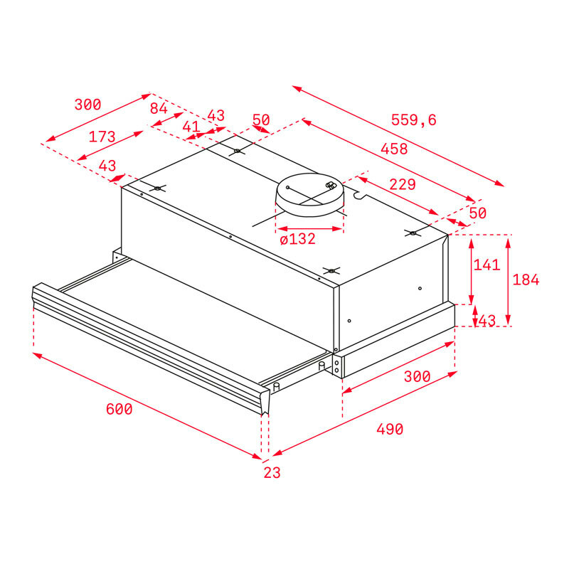 Campana Extraíble Teka CNL6400.2 WH Blanca (1)
