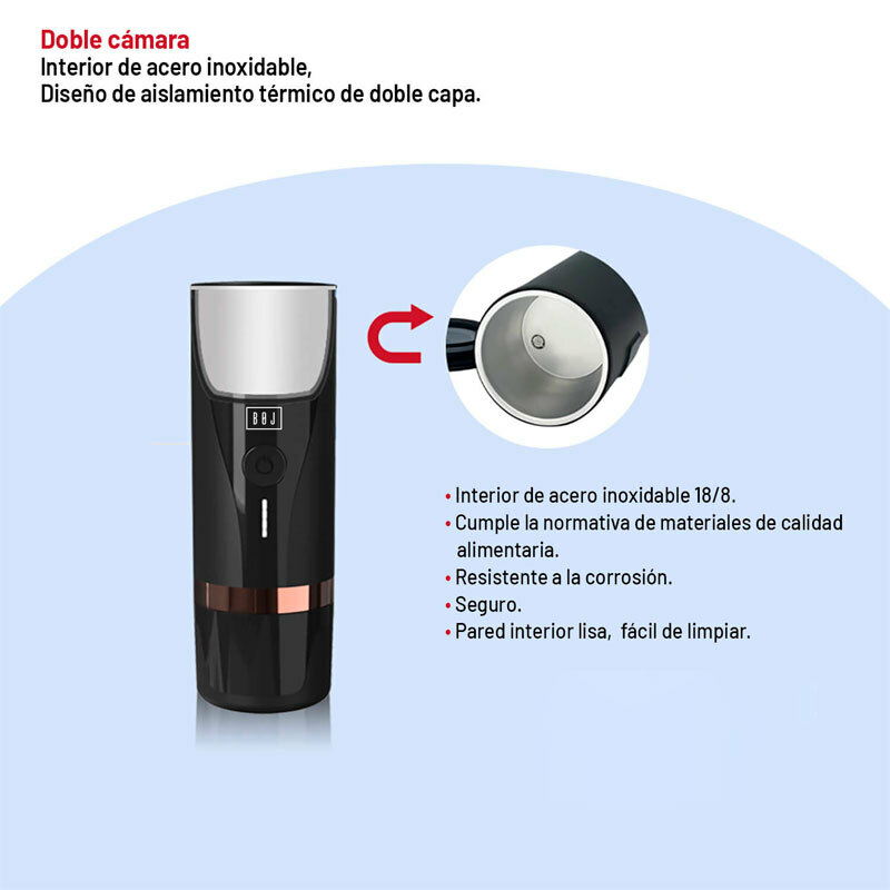 Cafetera portátil Boj Giro Negra (5)