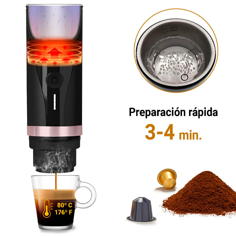 Cafetera portátil Boj Giro Negra (7)