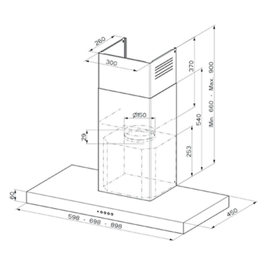 Campana decorativa Mepamsa Stilo Neo 60 cm Blanca (1)