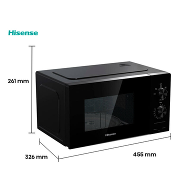 Microondas Hisense H20MOBP1G Negro (1)