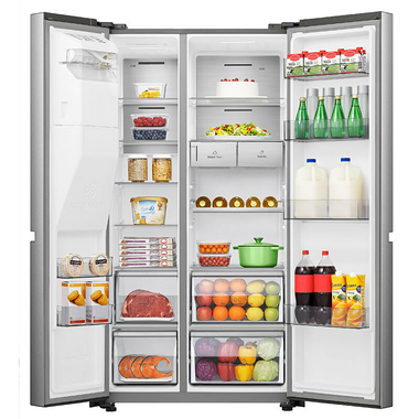 Frigorífico Americano Hisense RS818N4TIC Inox (2)