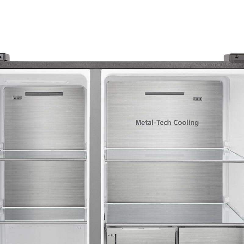 Frigorífico Americano Hisense RS818N4TIC Inox (7)