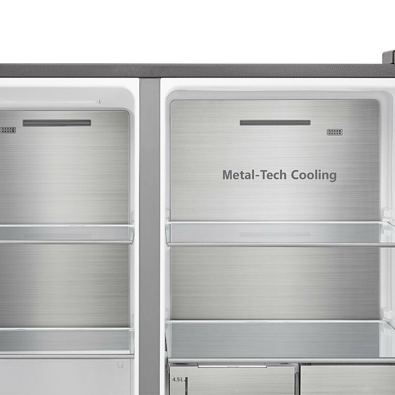 Frigorífico Americano Hisense RS818N4TIE1 Inox (7)