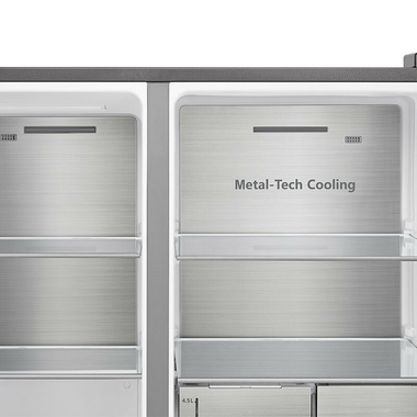 Frigorífico Americano Hisense RS818N4TIE1 Inox (7)