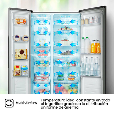 Frigorífico Americano Hisense RS677N4ACC Inox (3)