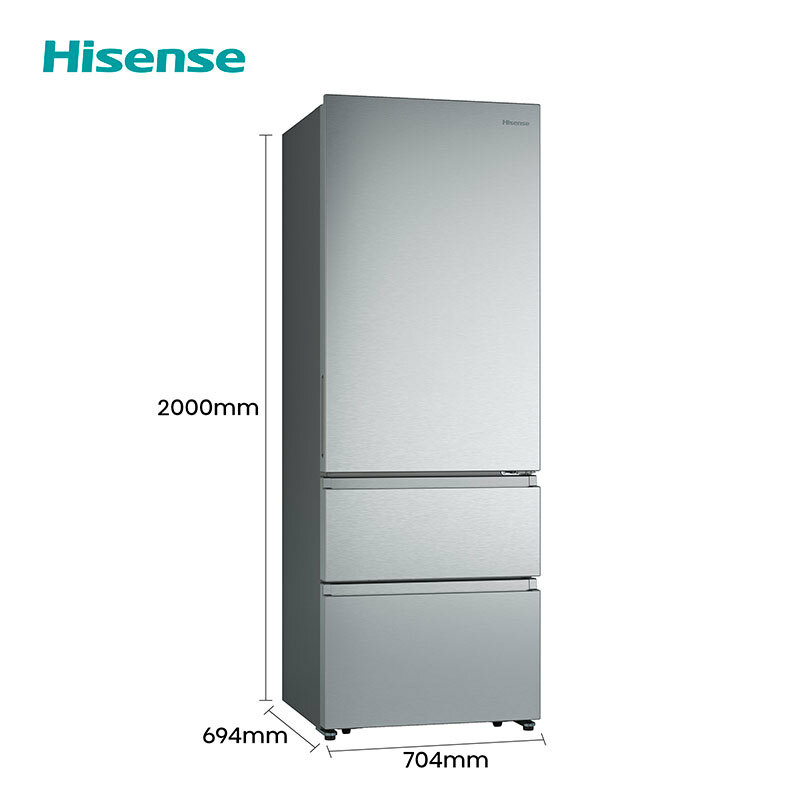 Frigorífico Combi Hisense RT641N4AIE Inox (1)
