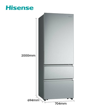 Frigorífico Combi Hisense RT641N4AIE Inox (1)