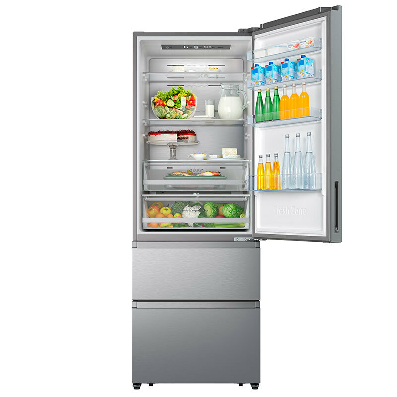 Frigorífico Combi Hisense RT641N4AIE Inox (2)