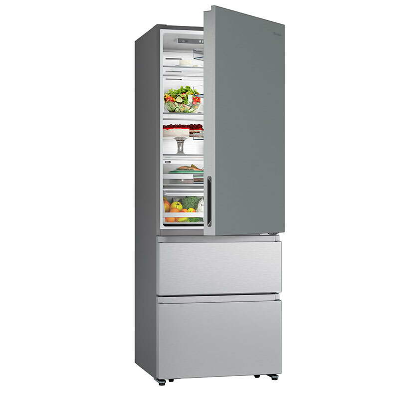 Frigorífico Combi Hisense RT641N4AIE Inox (4)
