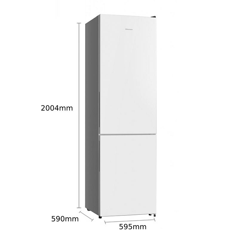 Frigorífico Combi Hisense RB440N4GWD Cristal Blanco (1)