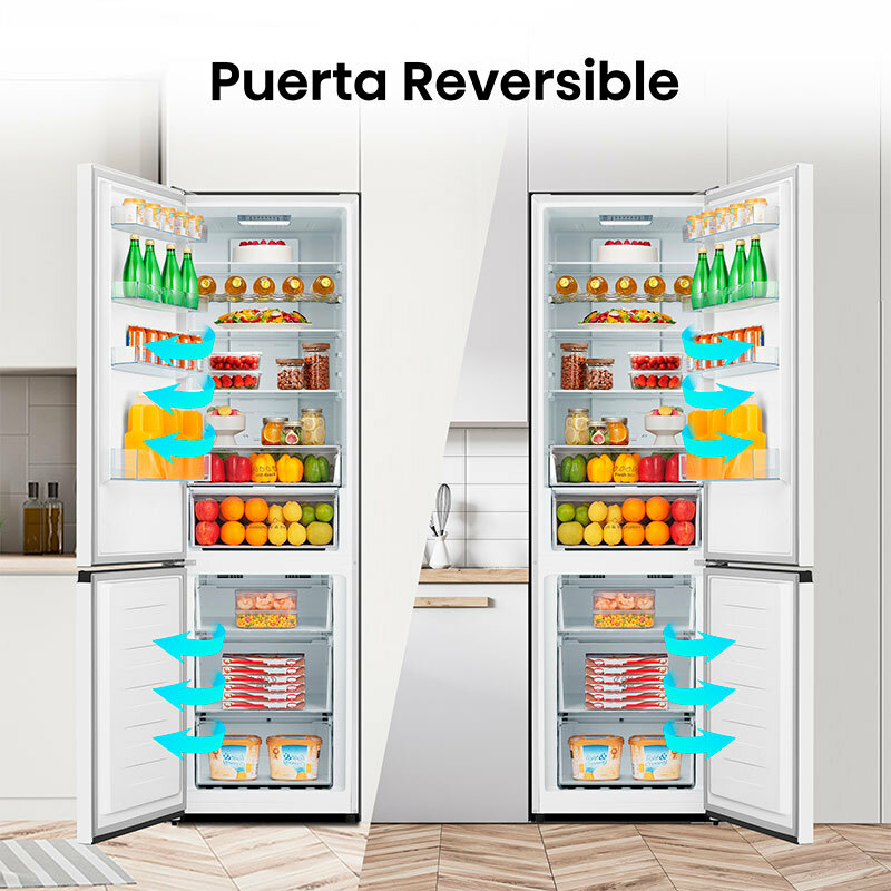 Frigorífico Combi Hisense RB440N4BWE Blanco (6)