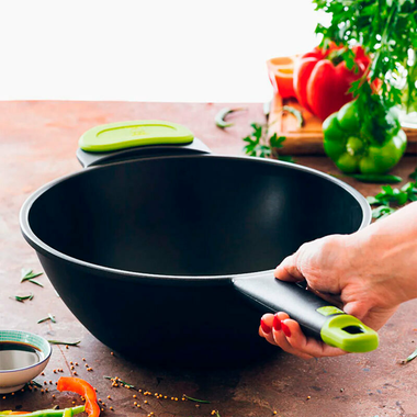 Sartén Wok Bra Con Mango 28 cm Foodie (3)