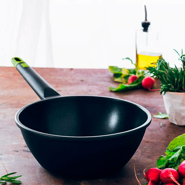 Sartén Wok Bra Con Mango 28 cm Foodie (4)